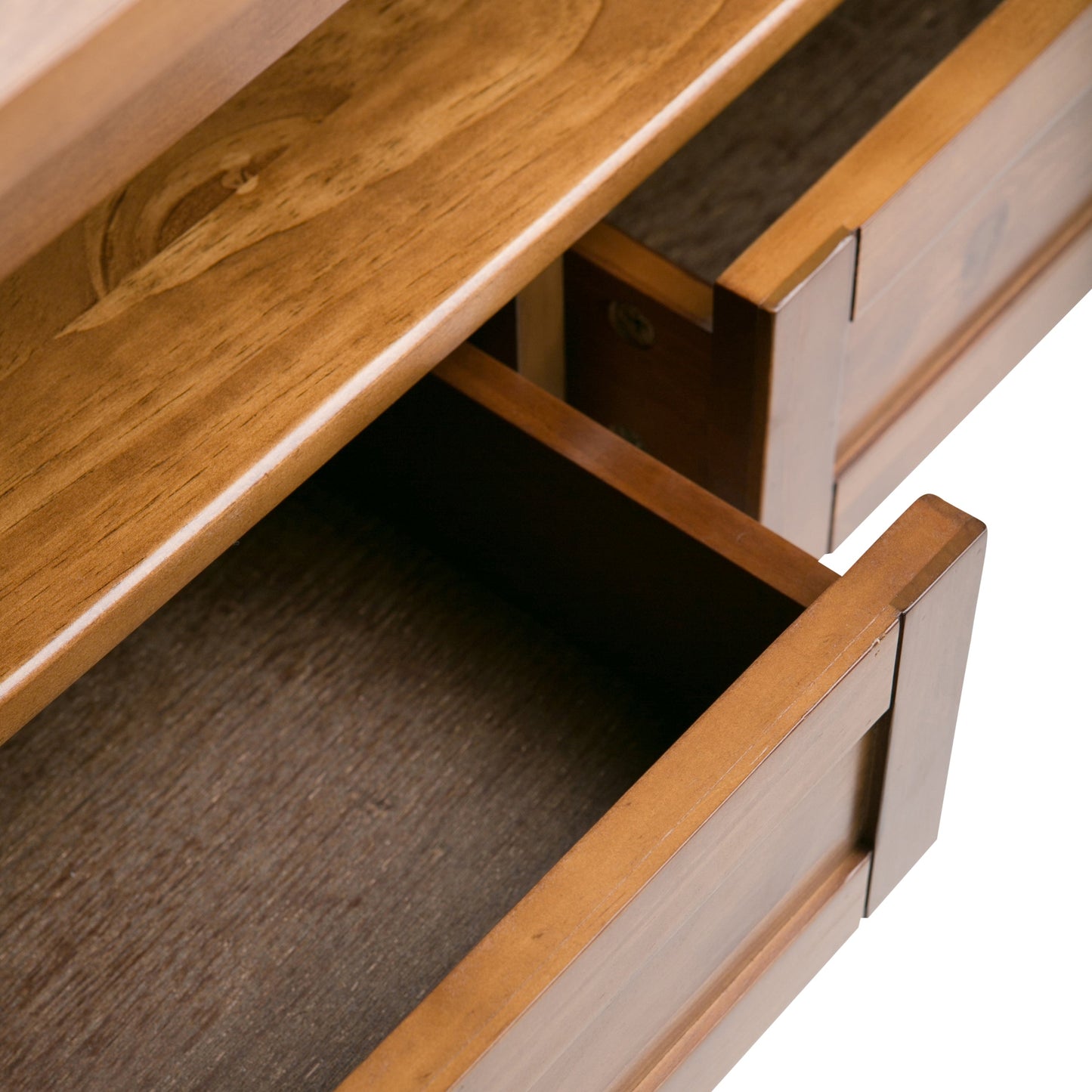 Warm Shaker Solid Wood 48 Inch Wide Transitional Coffee Table