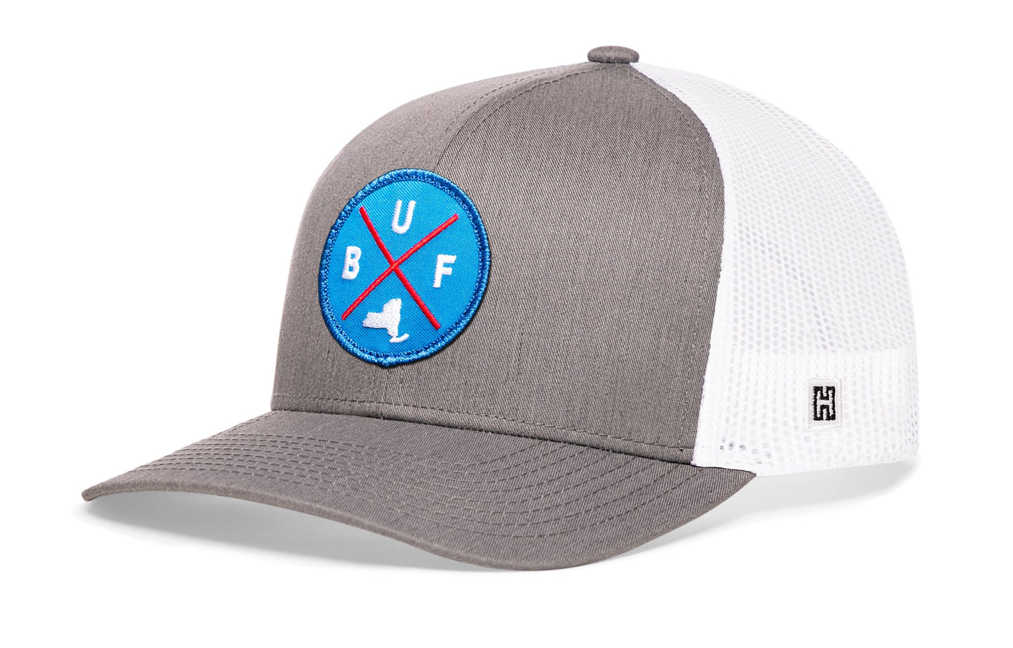 Buffalo Trucker Hat  |  Blue Red BUF X  |  Snapback