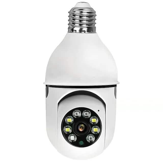 Moniteur de sécurité avec caméra d'ampoule