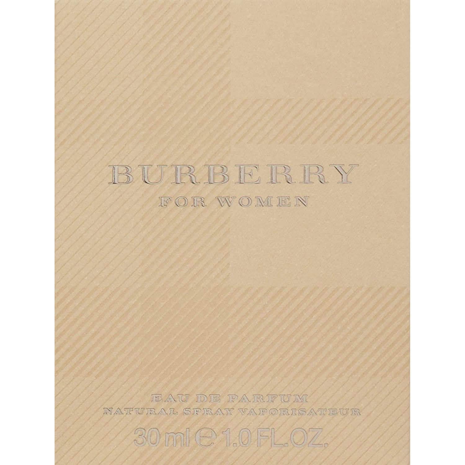 Eau de parfum classique Burberry pour femme et un sac Burberry offert
