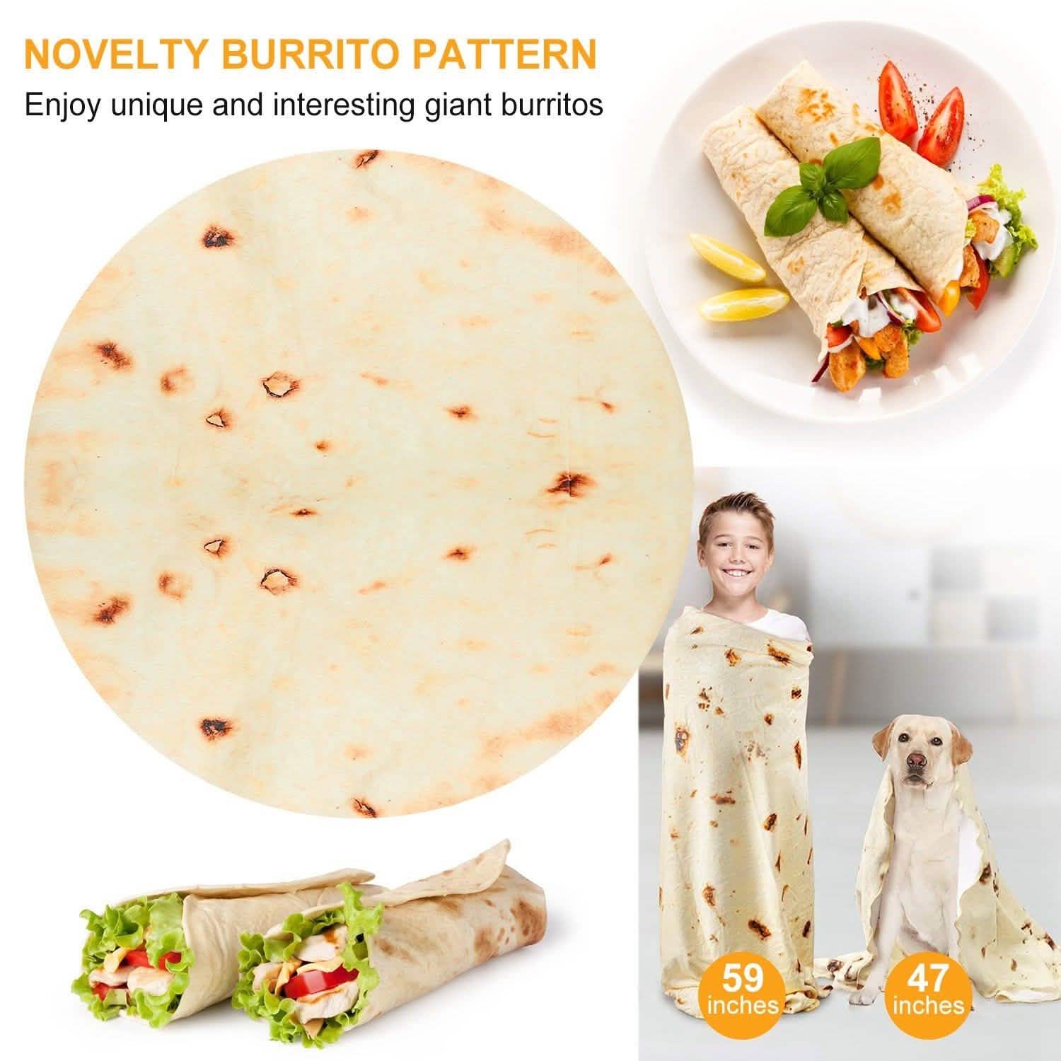 Couverture polaire Tortilla Burrito