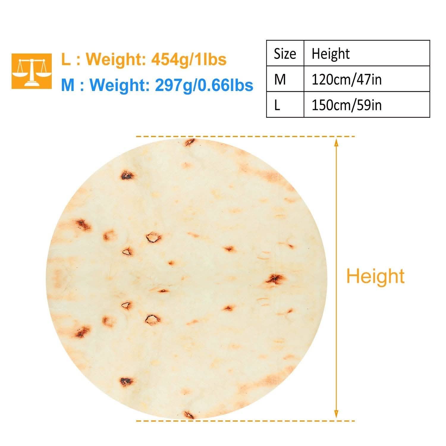 Couverture polaire Tortilla Burrito
