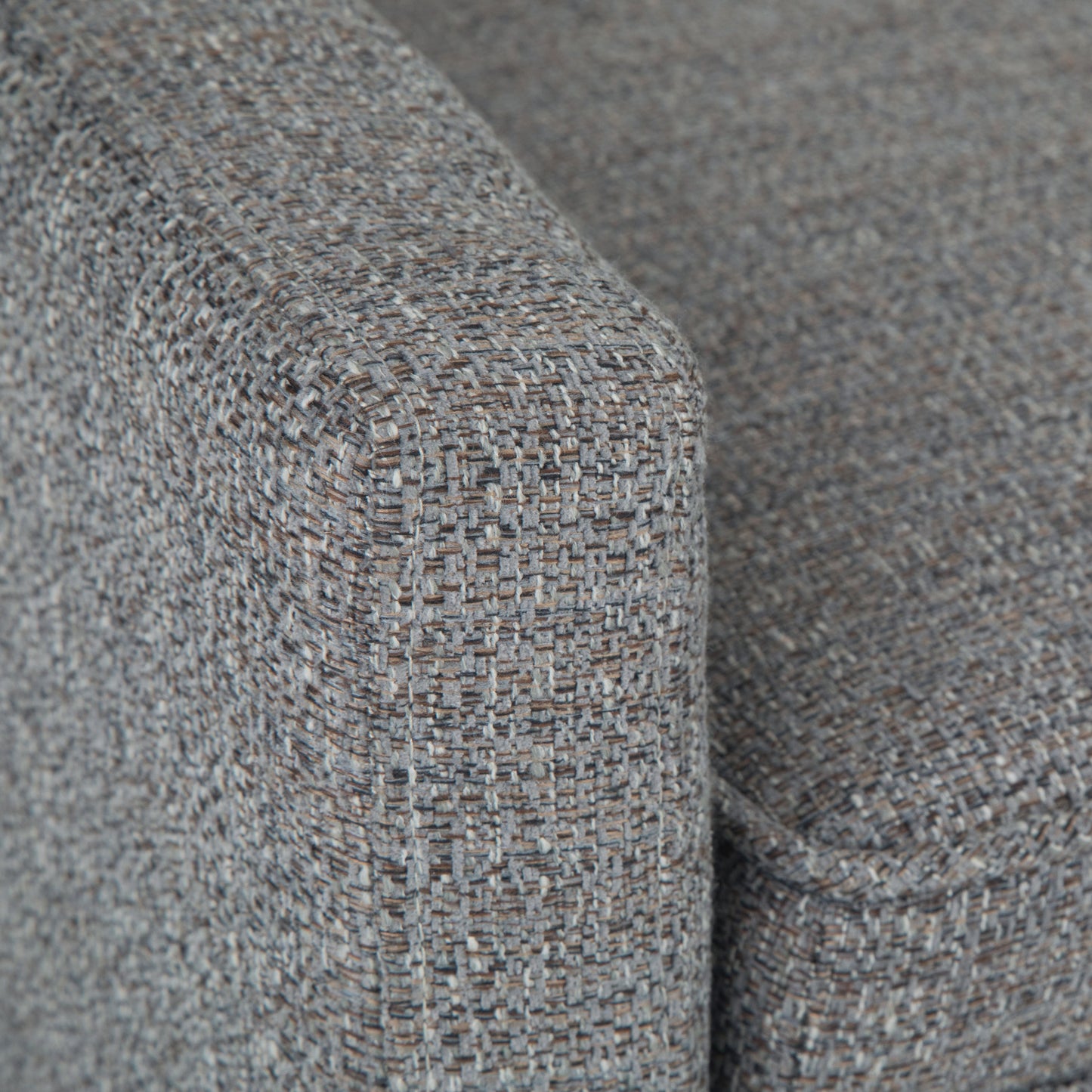 Parris 50 Inch Wide Upholstered Bench in Pebble