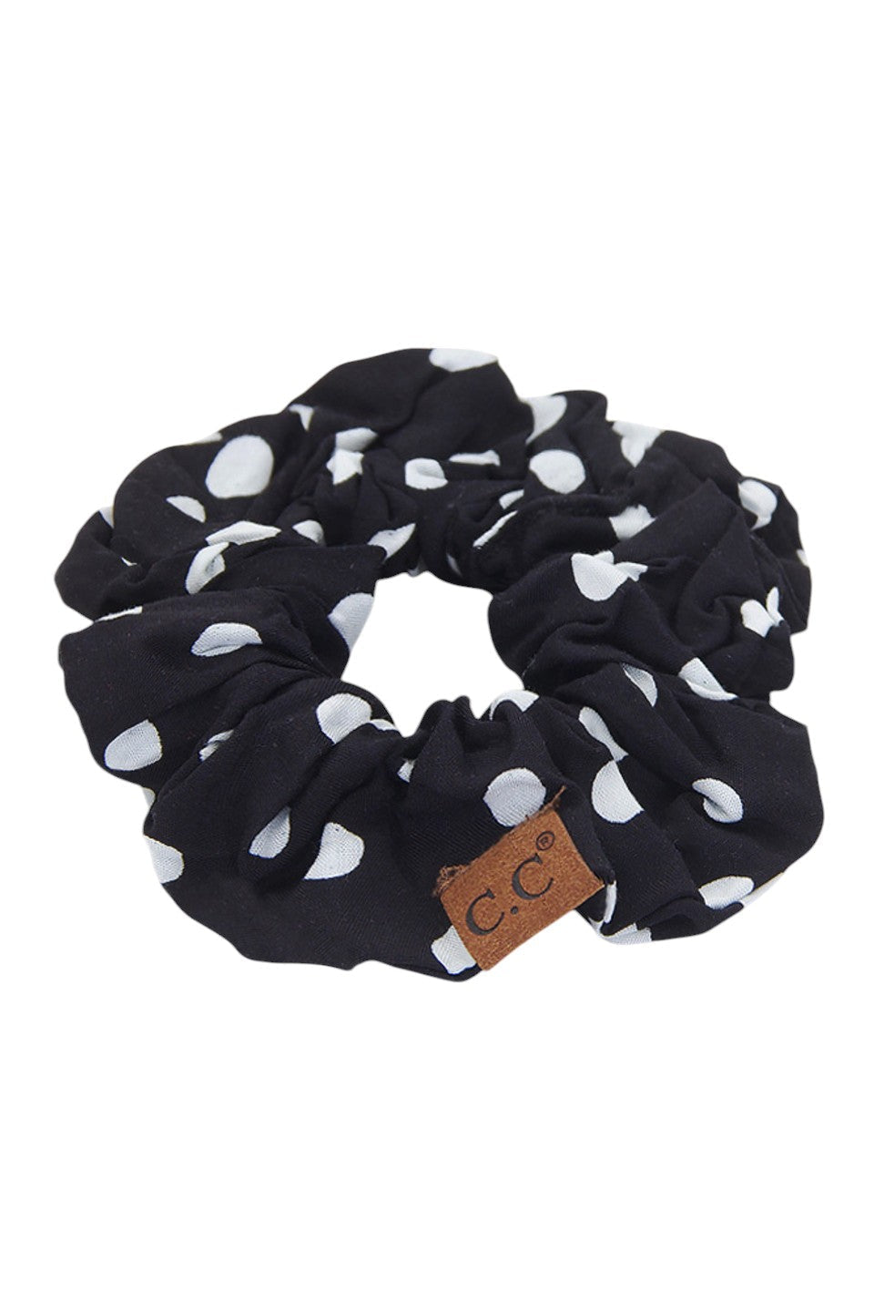 C.C Polka Dot Print Scrunchie