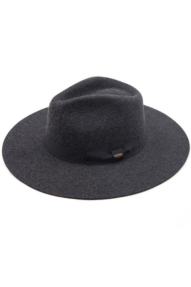 C.C Wool Felt Detailed Panama Hat Ribbon Band Trim