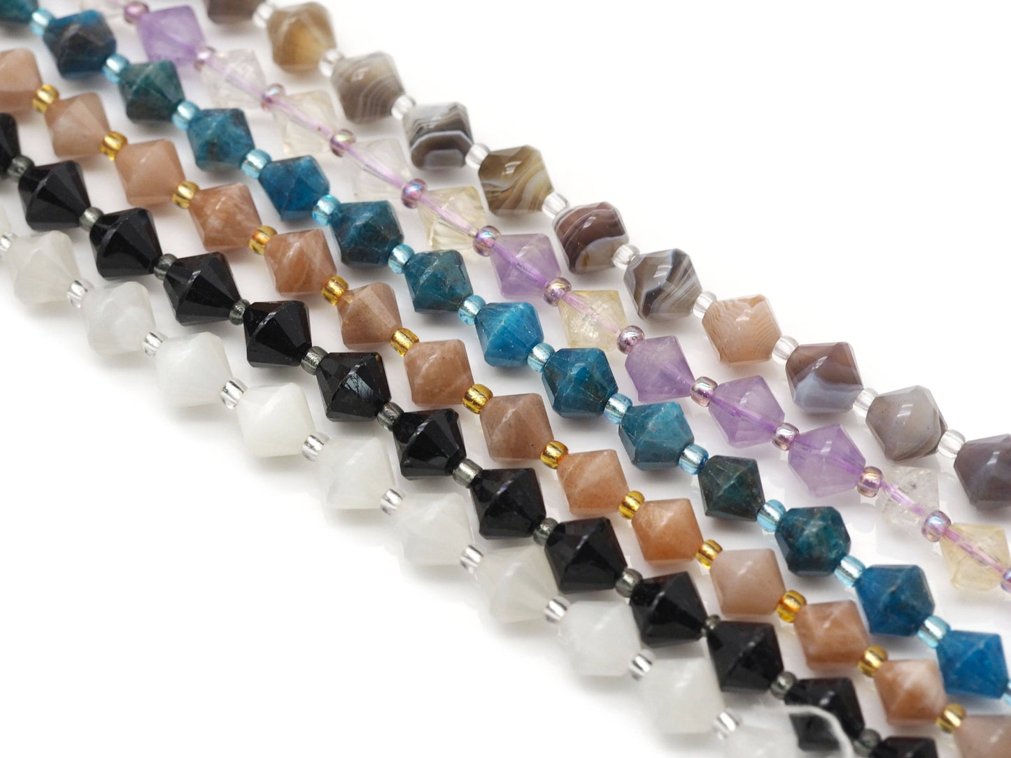Genuine Bicone Faceted 8mm Beads, Sku#U1390