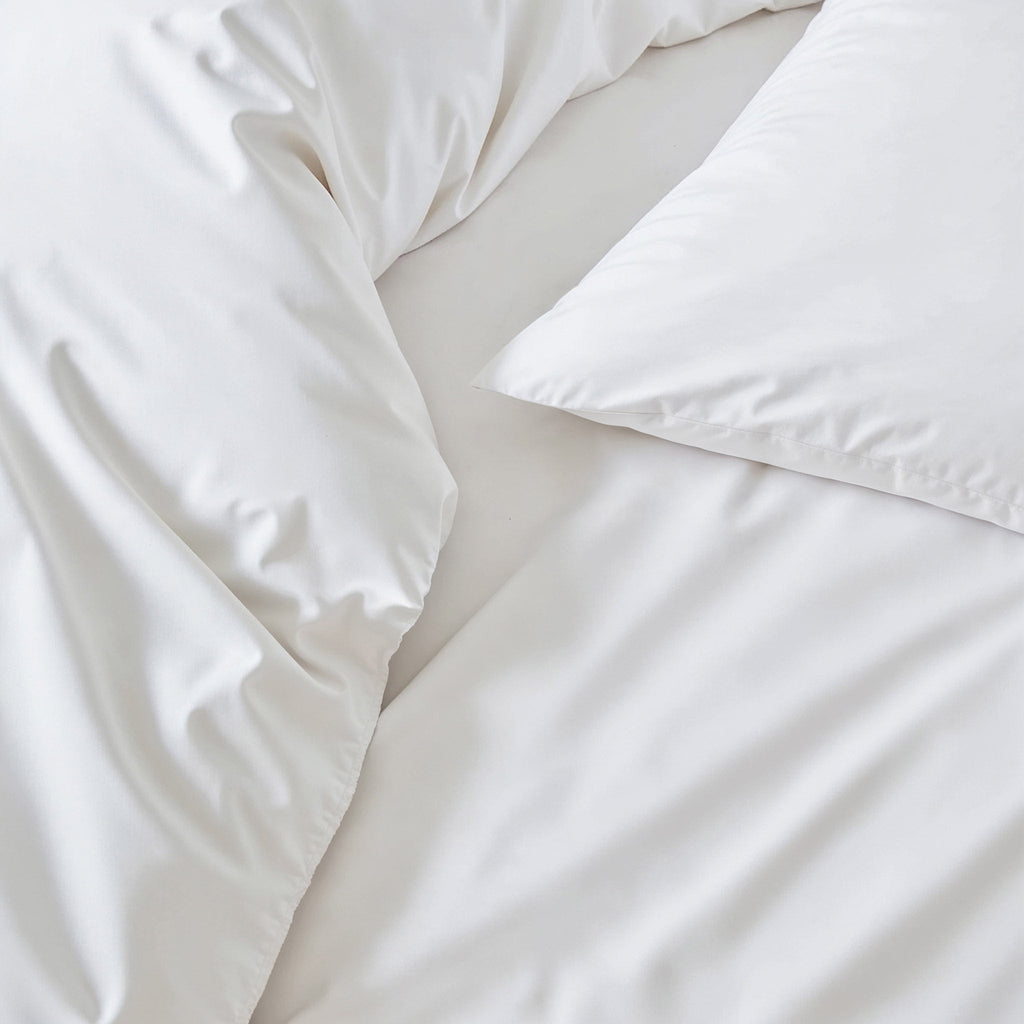 Housse de couette de luxe en satin de coton australien