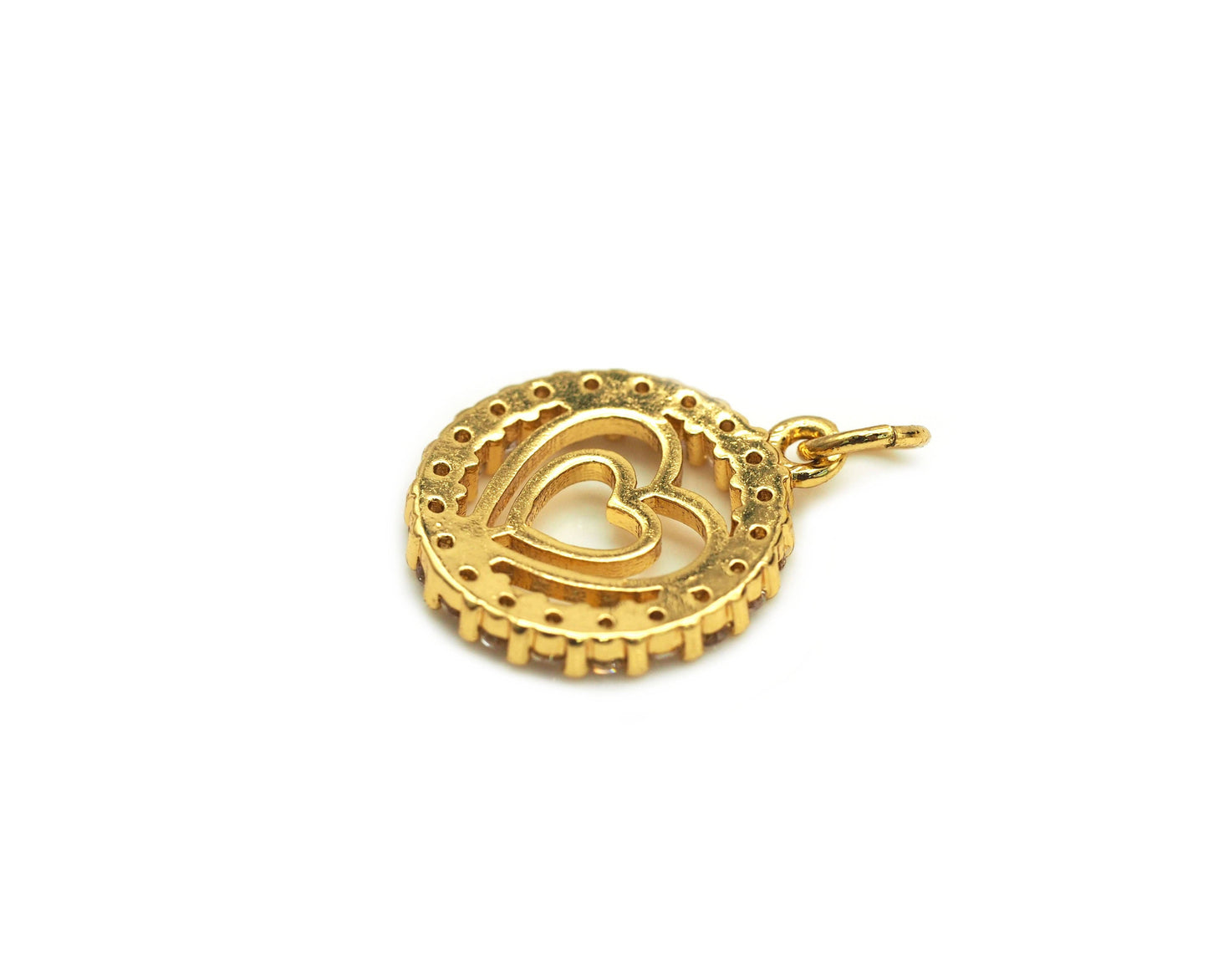 CZ Cross star heart angel smiley face crown starfish Charm, Sku#JL87