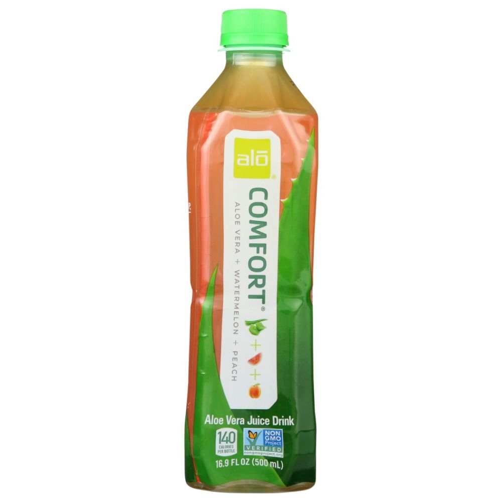 ALO: Comfort Aloe Vera Watermelon Peach Juice Drink -Delicious|Refresh