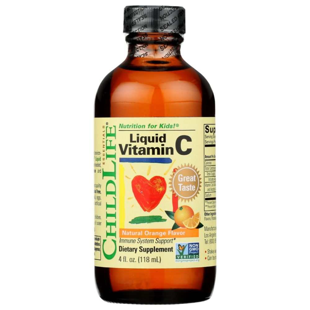 CHILDLIFE Liquid Vitamin C |Kids -Immune Support|Antioxidant Boost 4oz