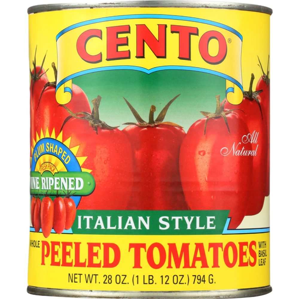 CENTO Italian Style Whole Peeled Tomatoes | 28 oz Perfect for Recipes