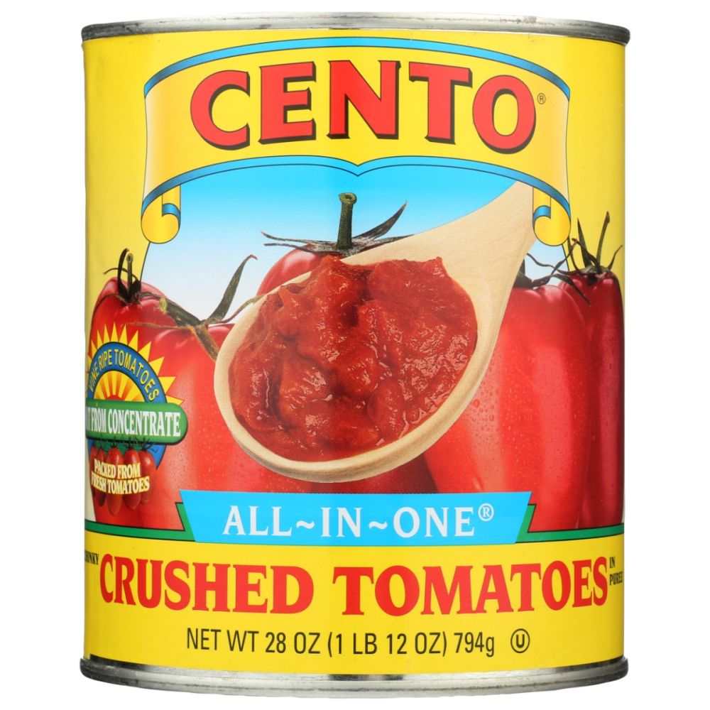 CENTO All In One Crushed Tomatoes -  For Chili Marinara Recipes 28 oz