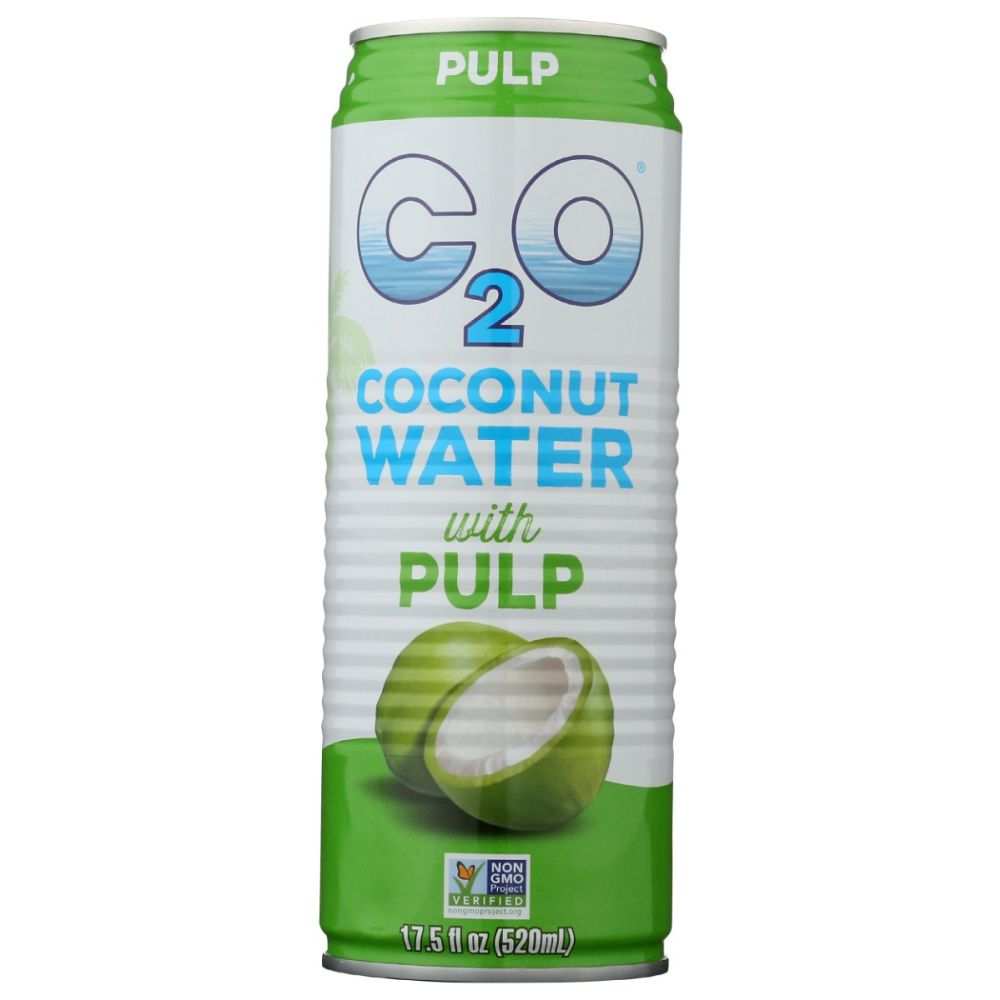 C2O Coconut Water - Hydrating, All-Natural Pulp from Thailand| 17.5oz