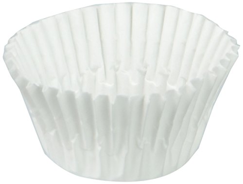 Caissettes de cuisson cannelées blanches - Petite taille (mini) 3,8 cm x 2,5 cm
