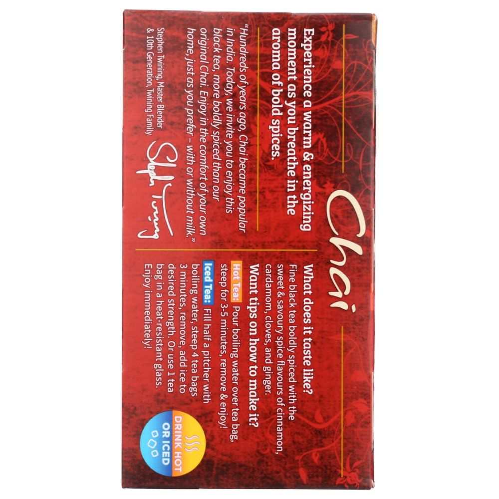 TWINING TEA: Ultra Spice Chai Tea - Rich Aroma| Spicy Black Tea Blend