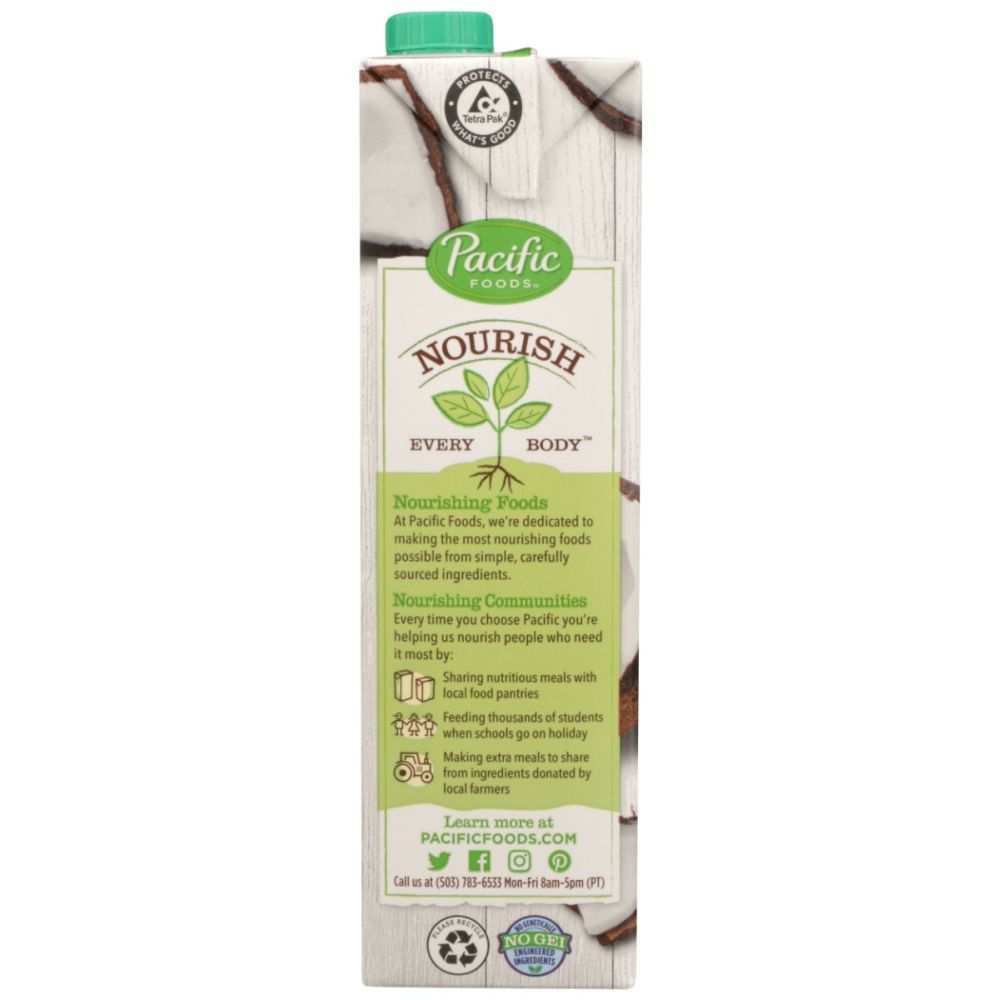 Pacific Foods: Original Organic Coconut Milk - 32 fl oz | Non-Dairy