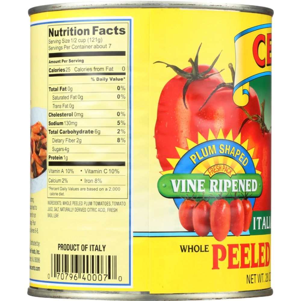 CENTO Italian Style Whole Peeled Tomatoes | 28 oz Perfect for Recipes