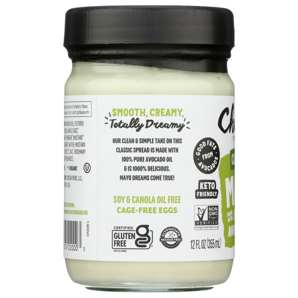 CHOSEN FOODS: Classic Avocado Oil Mayo, 12 oz