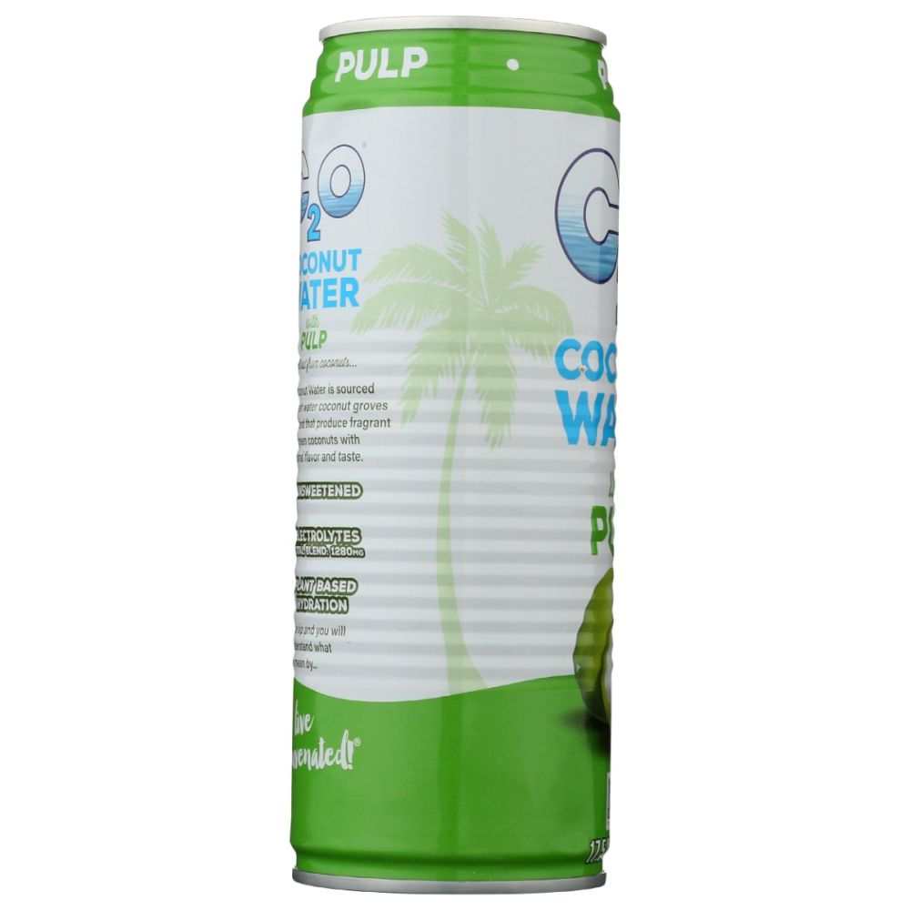 C2O Coconut Water - Hydrating, All-Natural Pulp from Thailand| 17.5oz