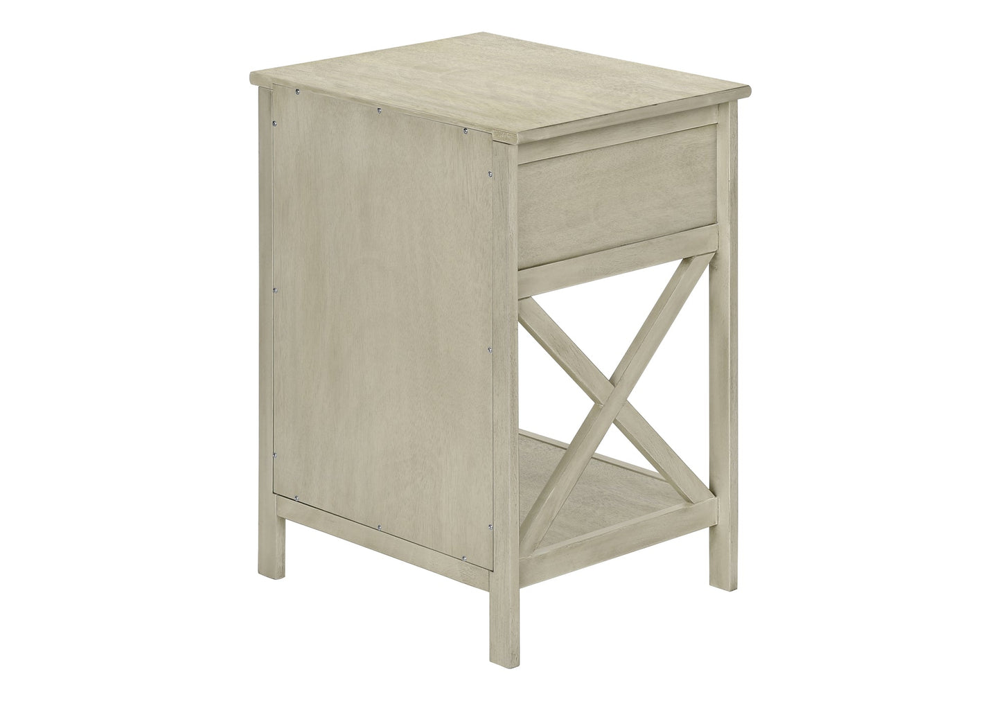 Antique 2-Tier Accent Table