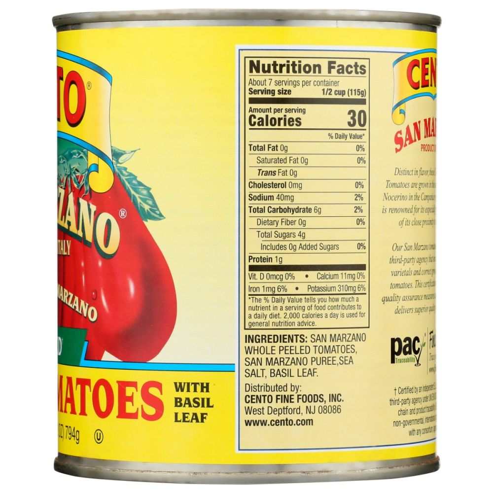 CENTO: Certified San Marzano Tomatoes, 28 oz