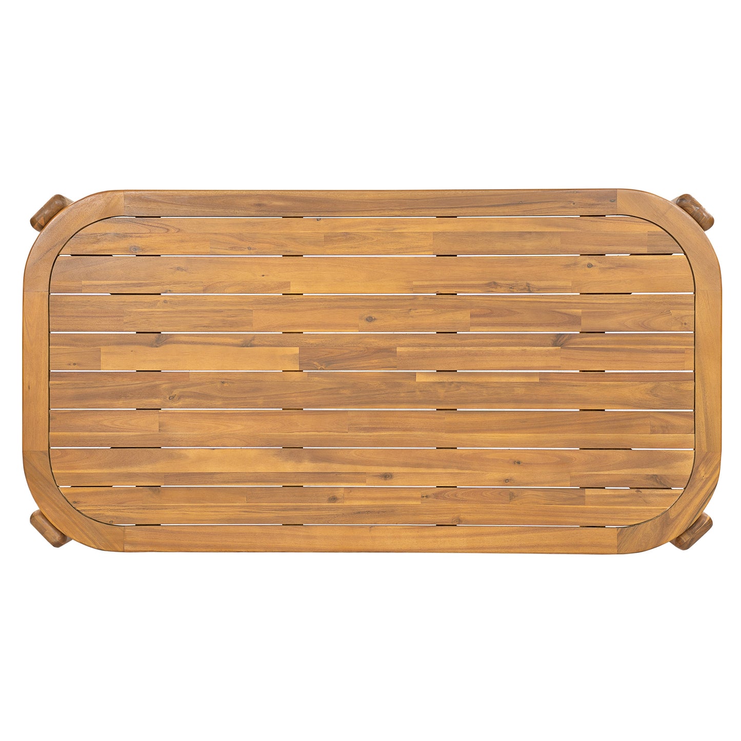 Kaja Outdoor Acacia Wood Dining Table