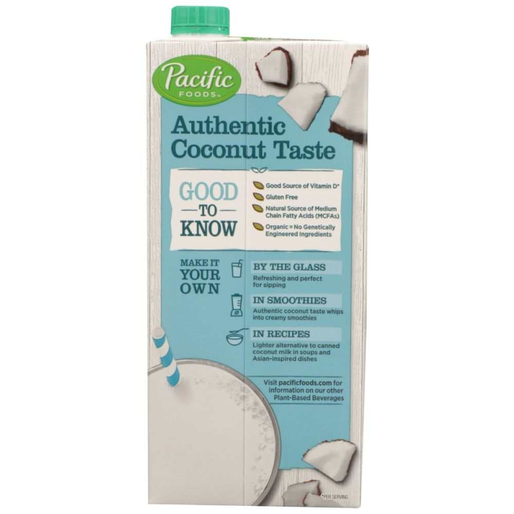 Pacific Foods: Original Organic Coconut Milk - 32 fl oz | Non-Dairy
