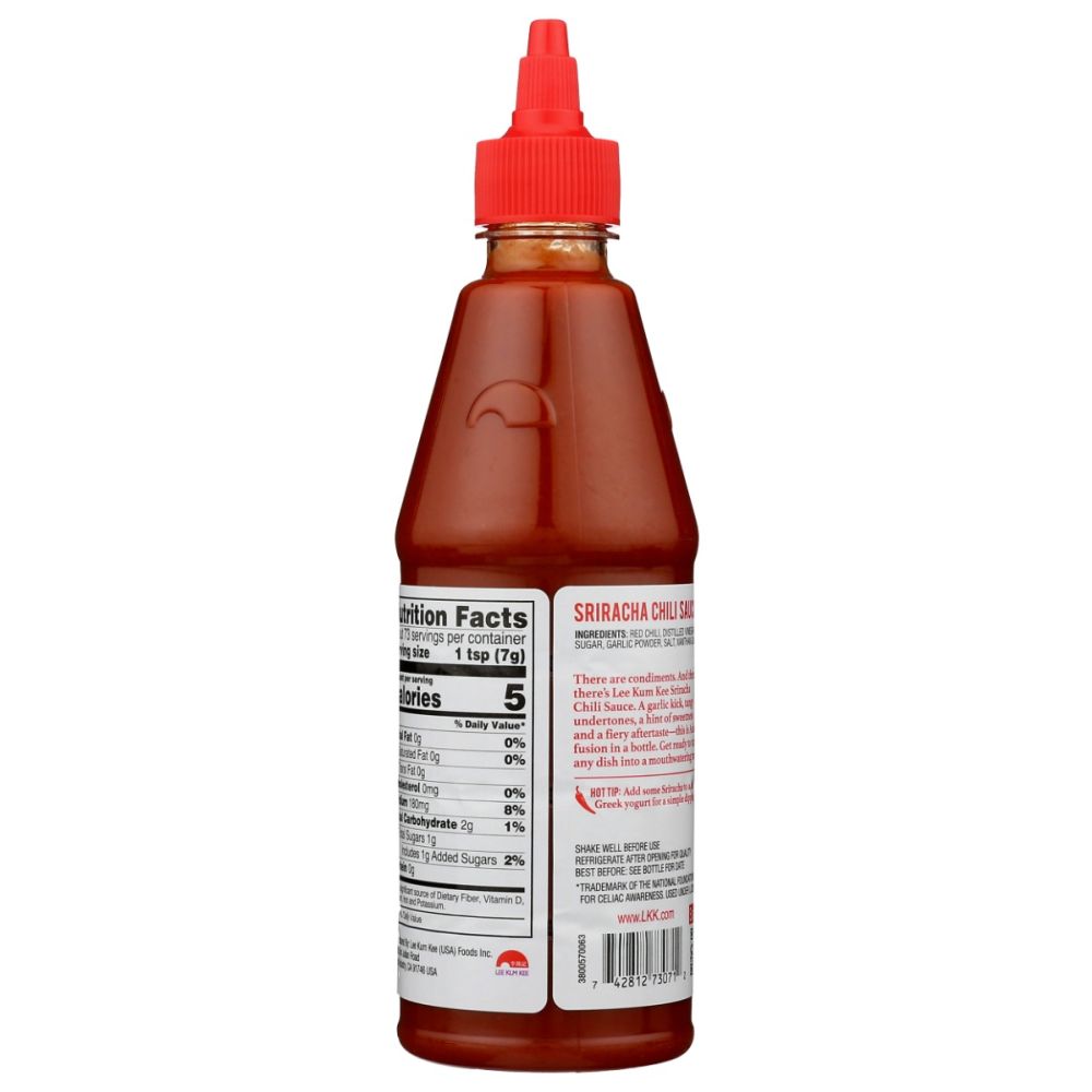 LEE KUM KEE: Sriracha Chili Sauce, 18 oz