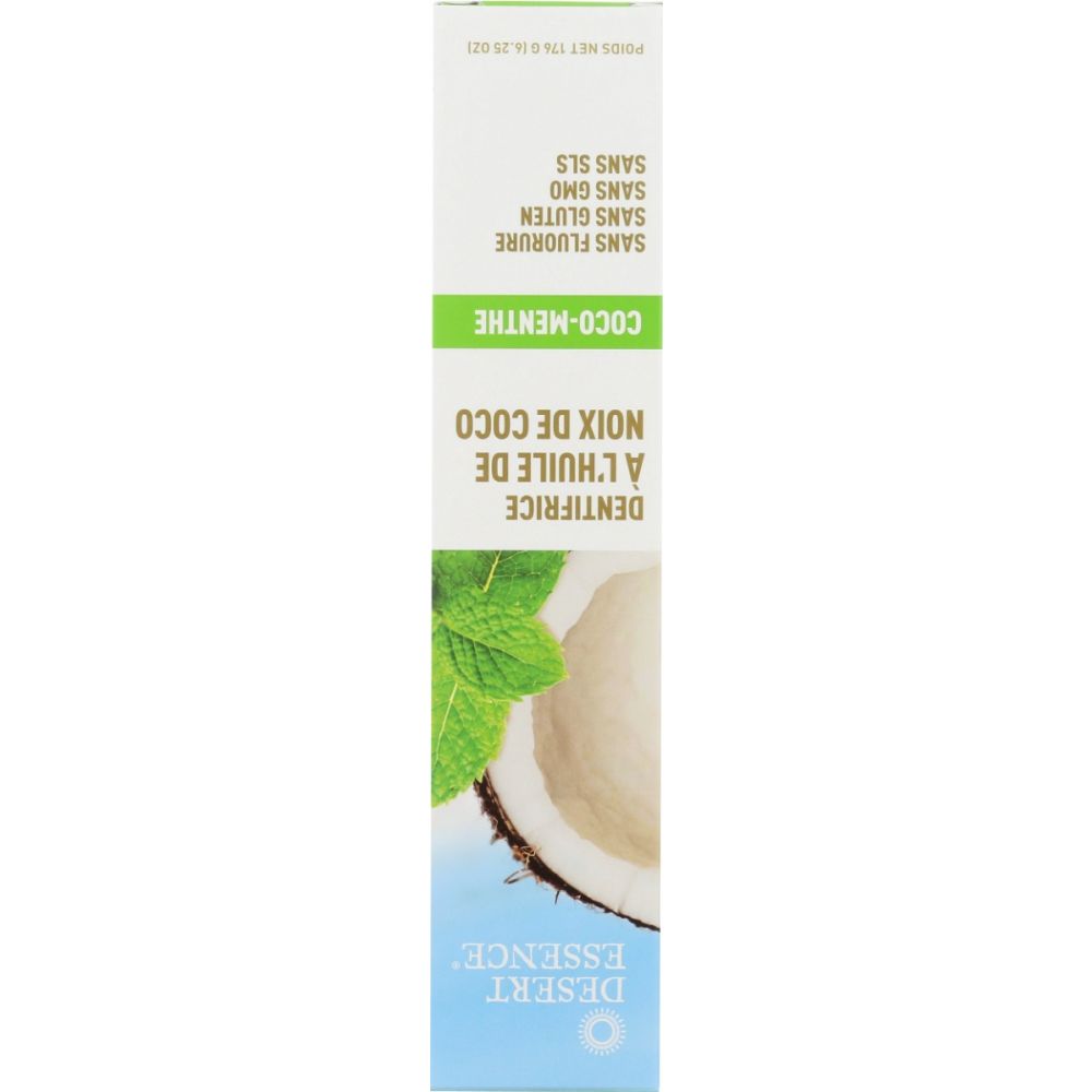 DESERT ESSENCE: Coconut Oil Toothpaste, 6.25 oz