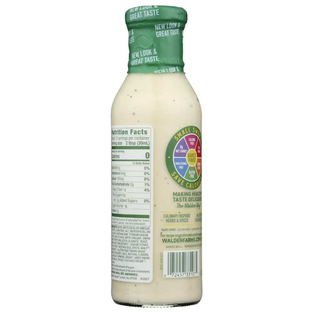 WALDEN FARMS: Caesar Zero Calorie Dressing, 12 fl
