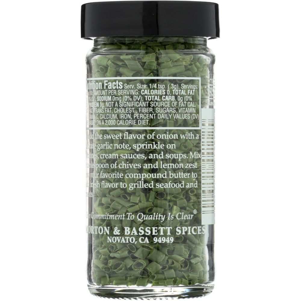 Morton & Bassett Chives - Fresh 0.12oz for Infusing| Flavorful Cooking