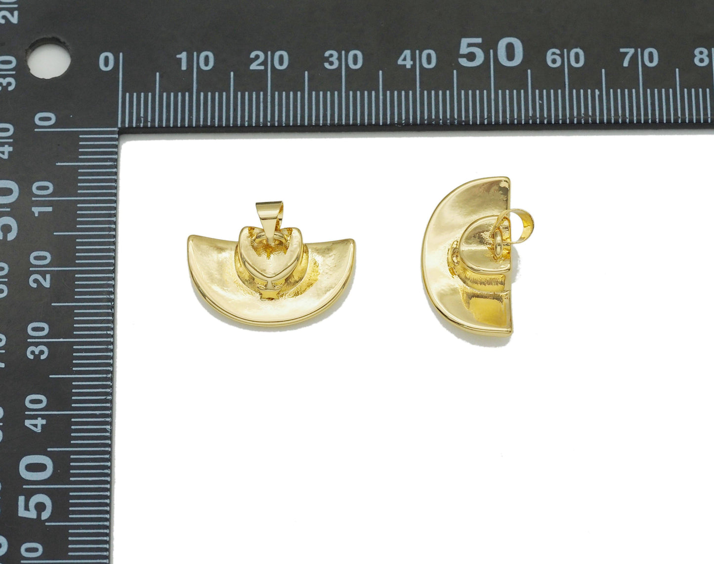 Gold Cowboy hat Charm, Sku#LX163
