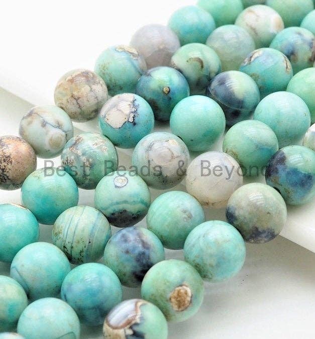Quality Natural Dyed Agate Round Smooth Beads,SKU#U332