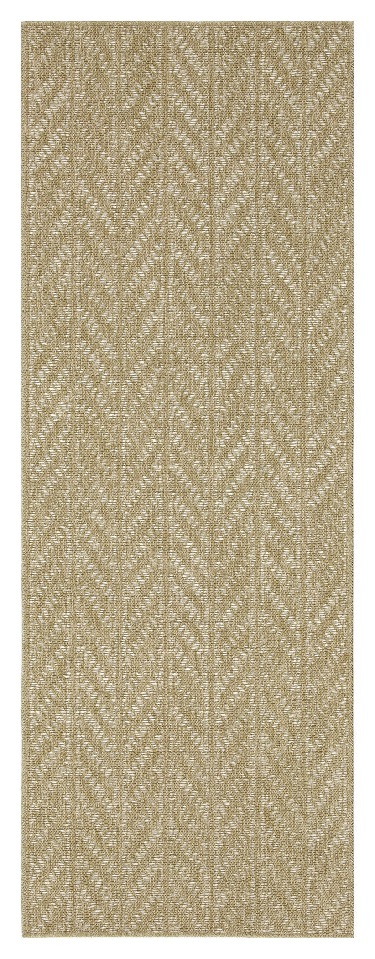 Earth GC_NTL1014 Jute/White Area Rug