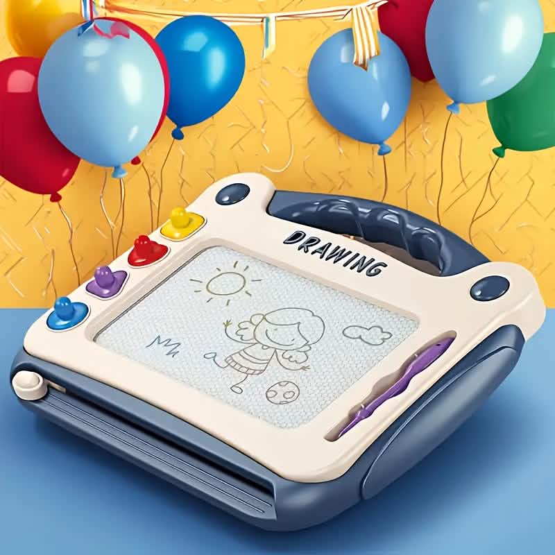 Magnetic 3-in-1 Drawing Board Toy, Draw, Write, Erase & Repeat