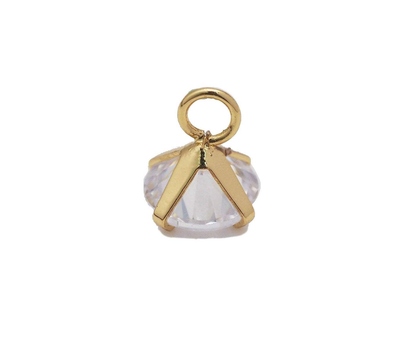 Round CZ Spacer Beads, Sku#Y600