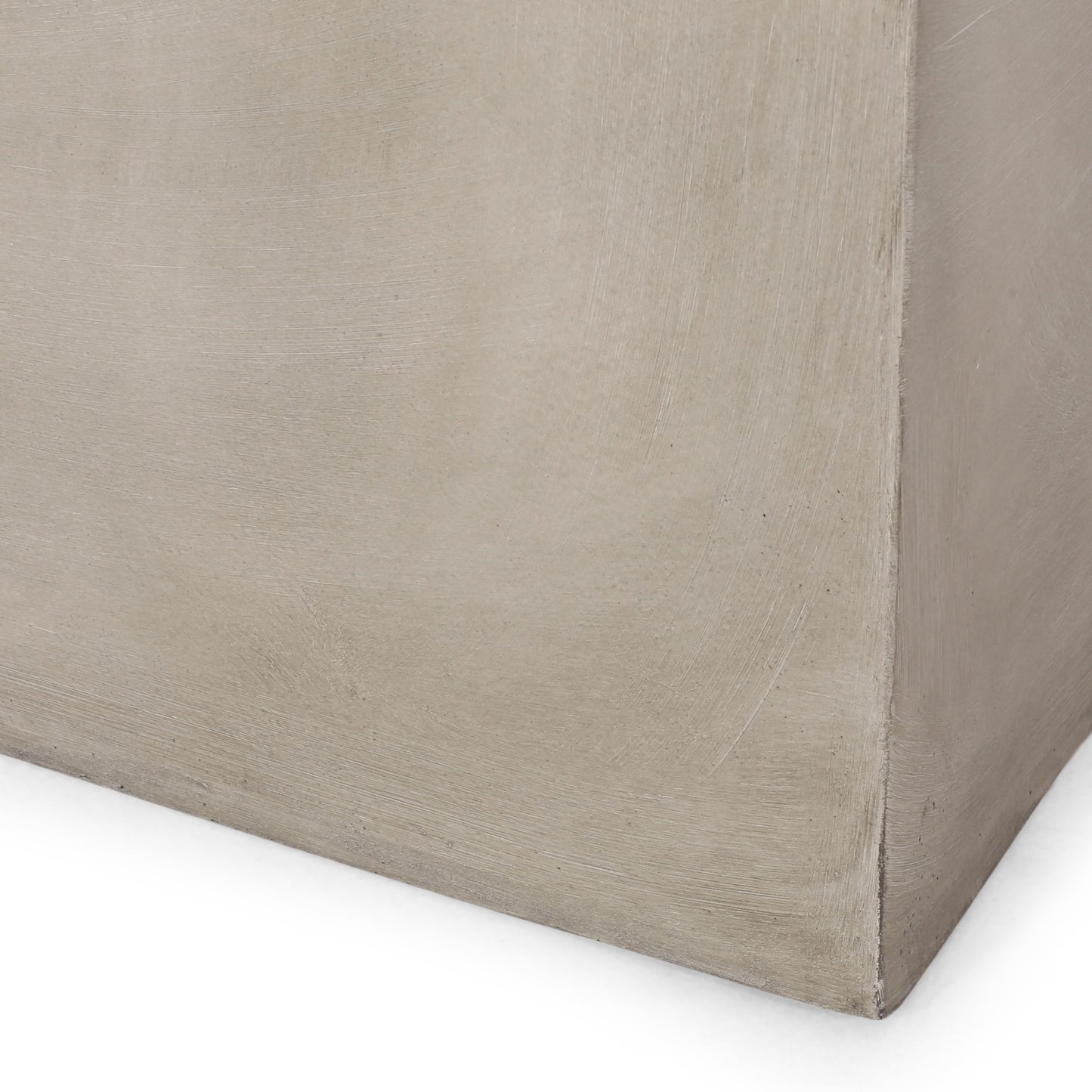 Outdoor MGO Square Side Table - Light Gray