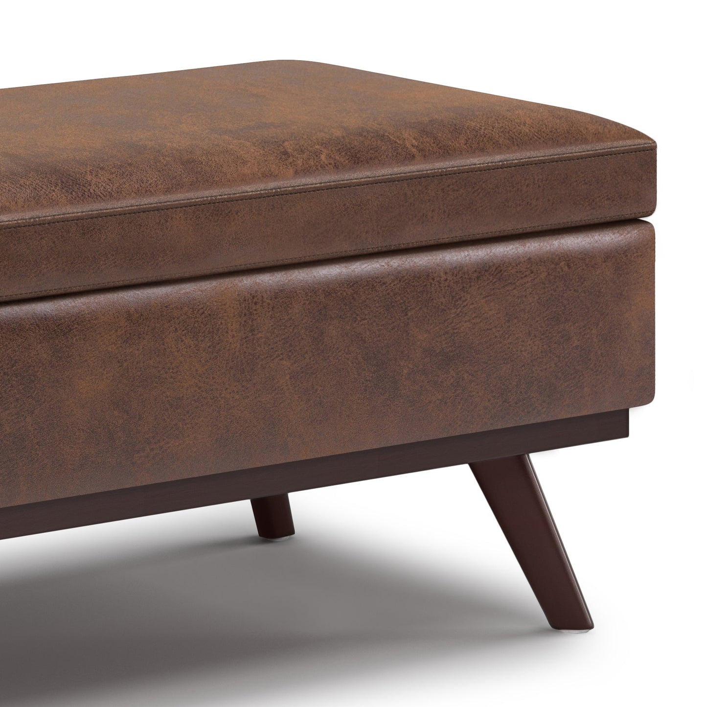 Owen 42 Inch Wide Lift Top Large Coffee Table Storage Ottoman