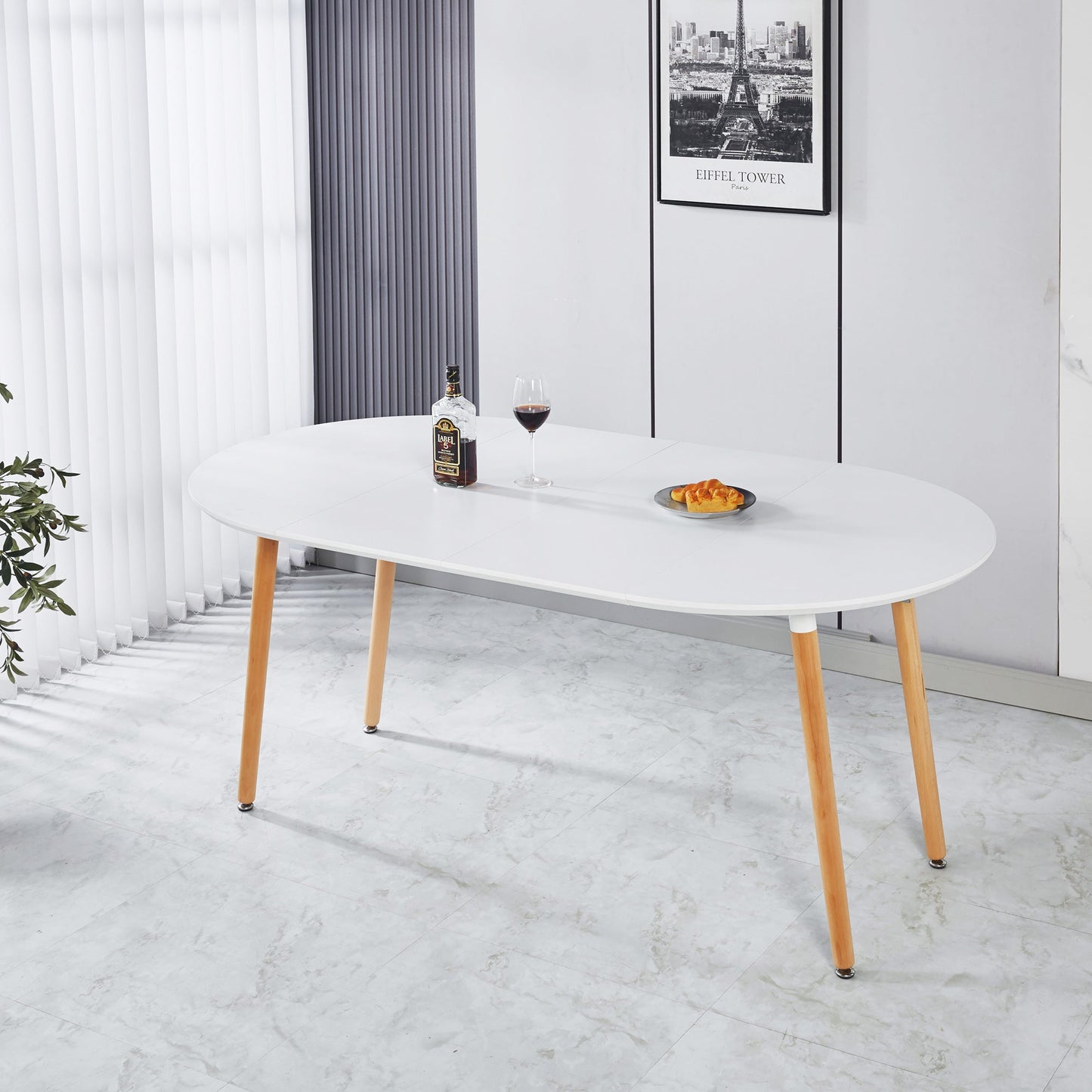Extensible Table for Dining, Office, or Coffee