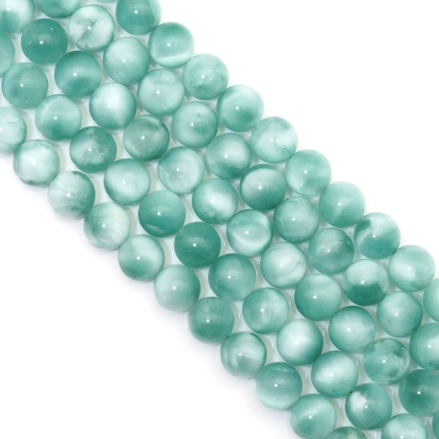 Genuine Angelite, 6mm/8mm/10mm/12mm Round Smooth, Sku#U1623
