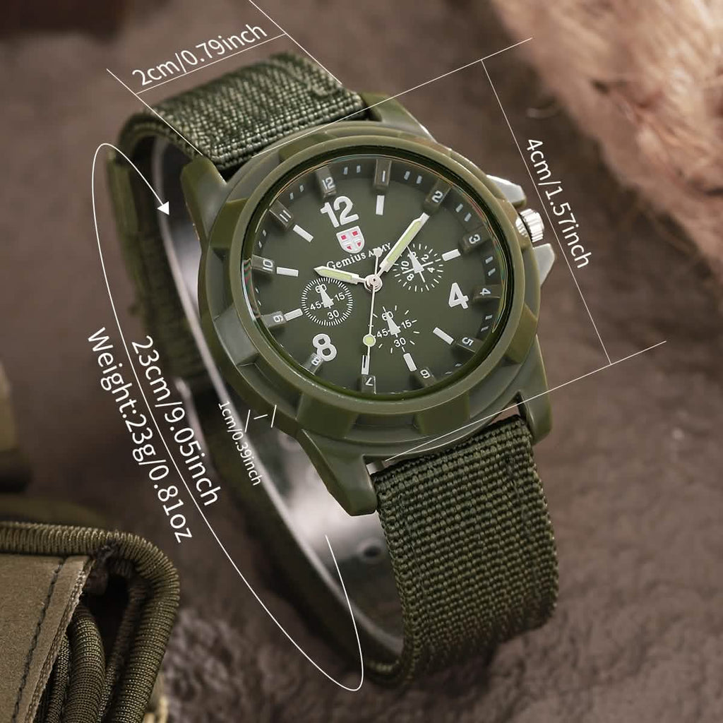 Men's Nylon Casual Sport Quartz Wrist Watch