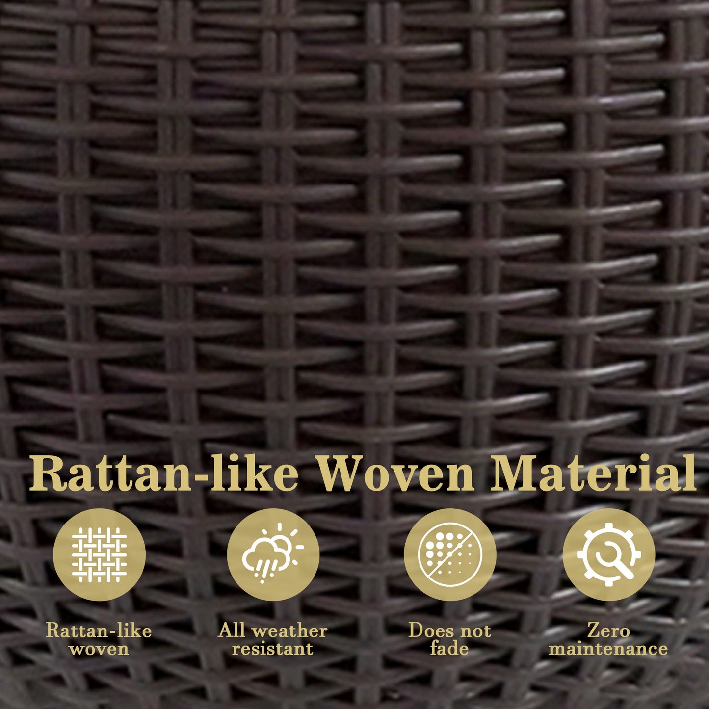 Self-Watering Hanging Rattan-Inspired Planter