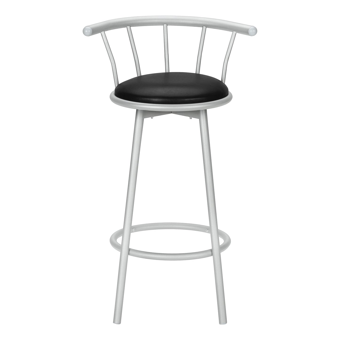 Barstool, Set Of 2, Swivel, Bar Height
