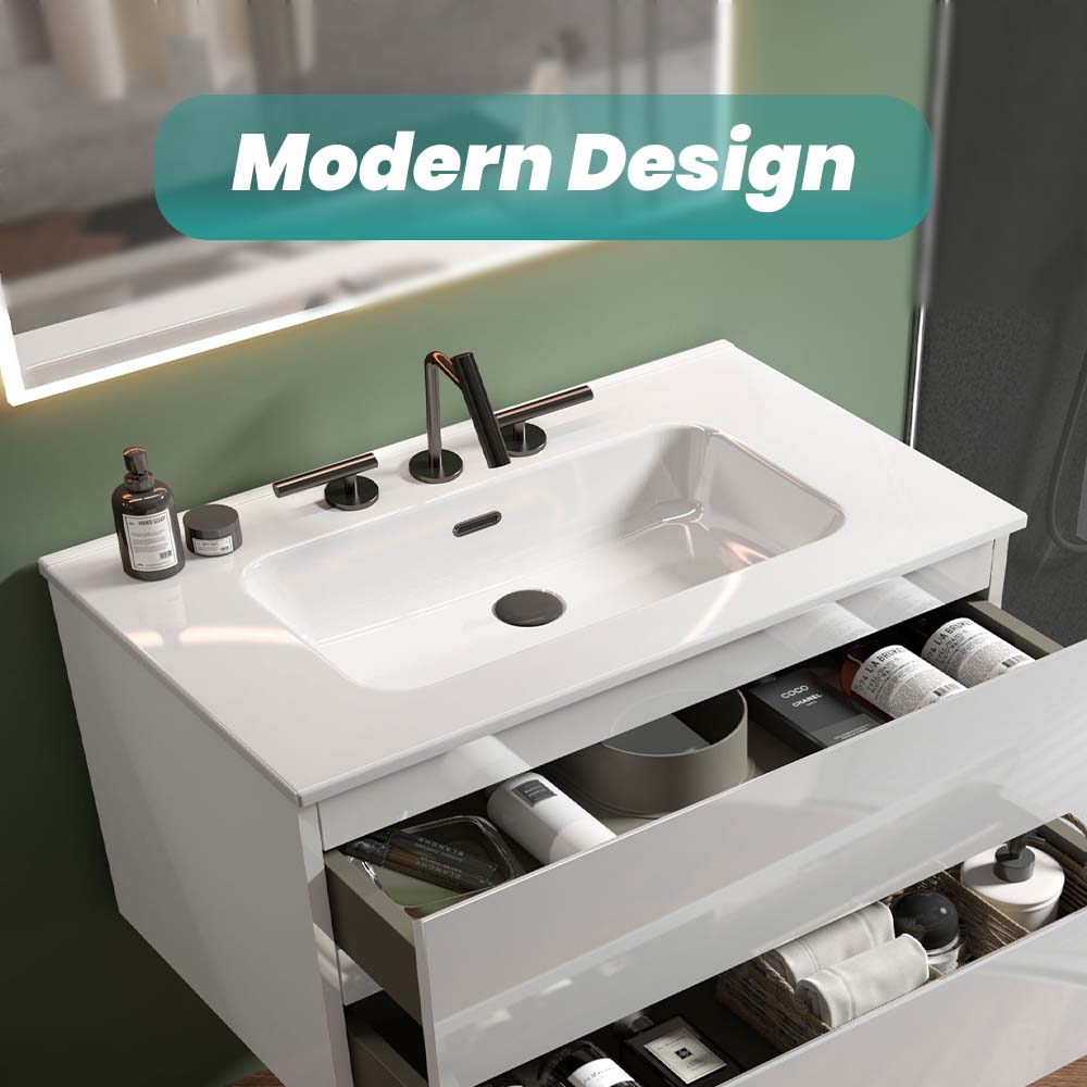 Integrated Bathroom Sink