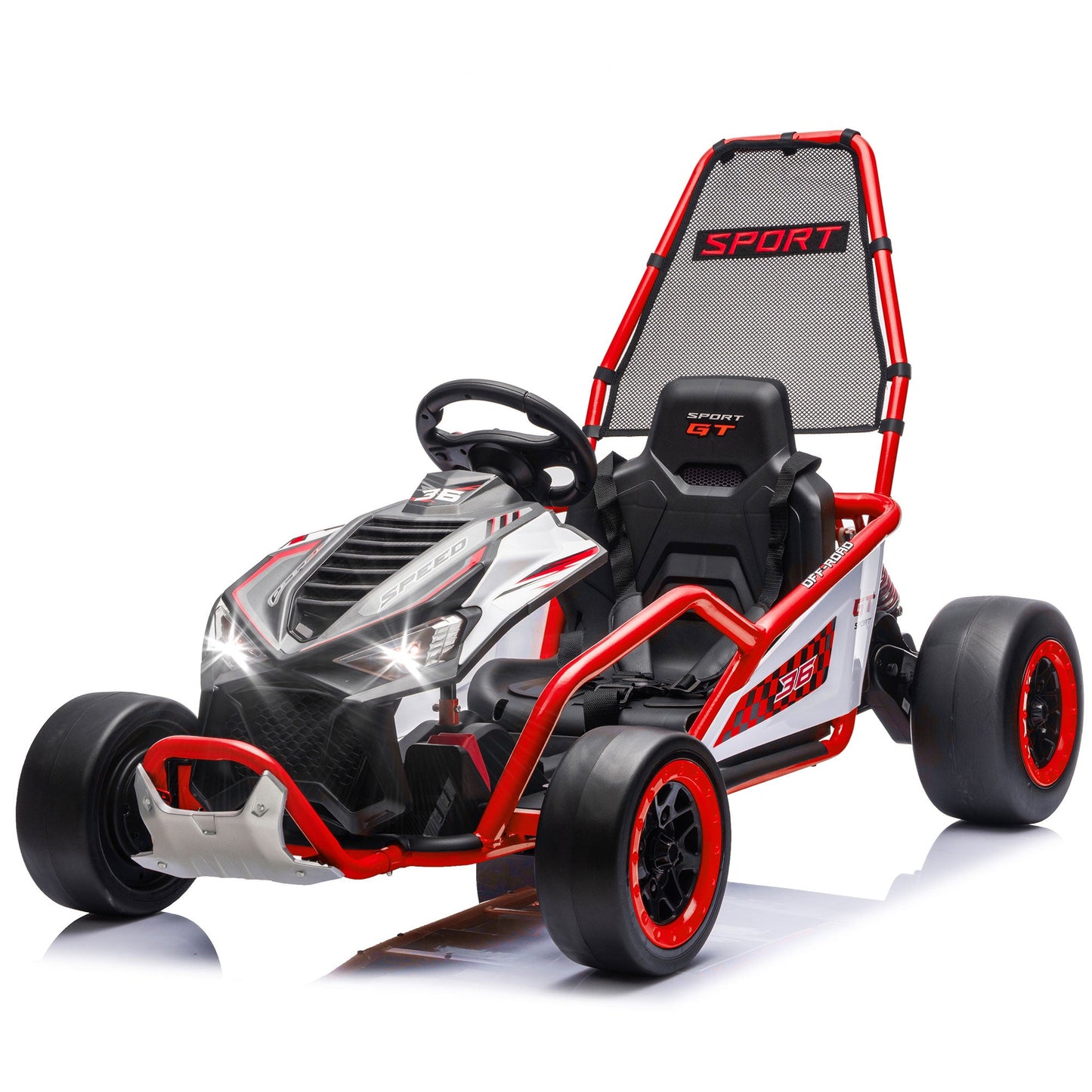 24V 400W Electric Kids Ride-On Toy, Crazy Go Cart