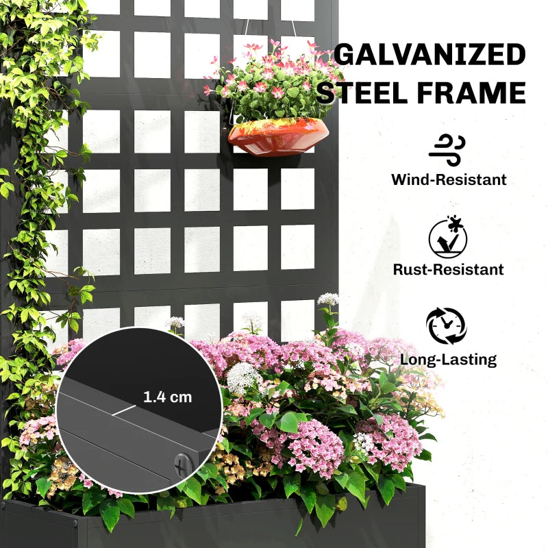 Planter Box with Trellis
