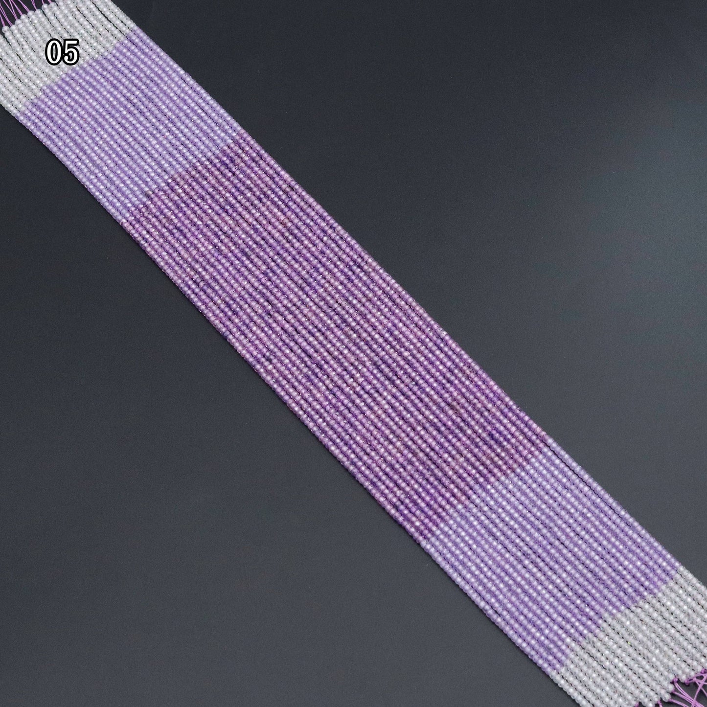 2x3mm Faceted Rondelle CZ Beads, Sku#U2129