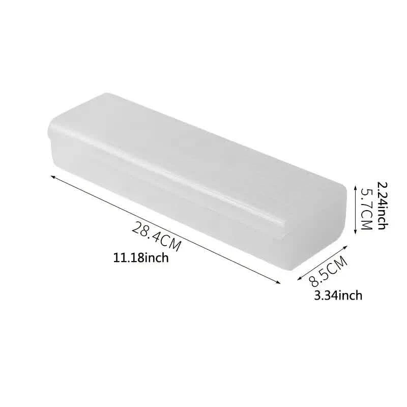 Boîte de rangement de câbles Grande capacité Transparente Multi-compartiments Boîtier de câbles de charge pour le bureau