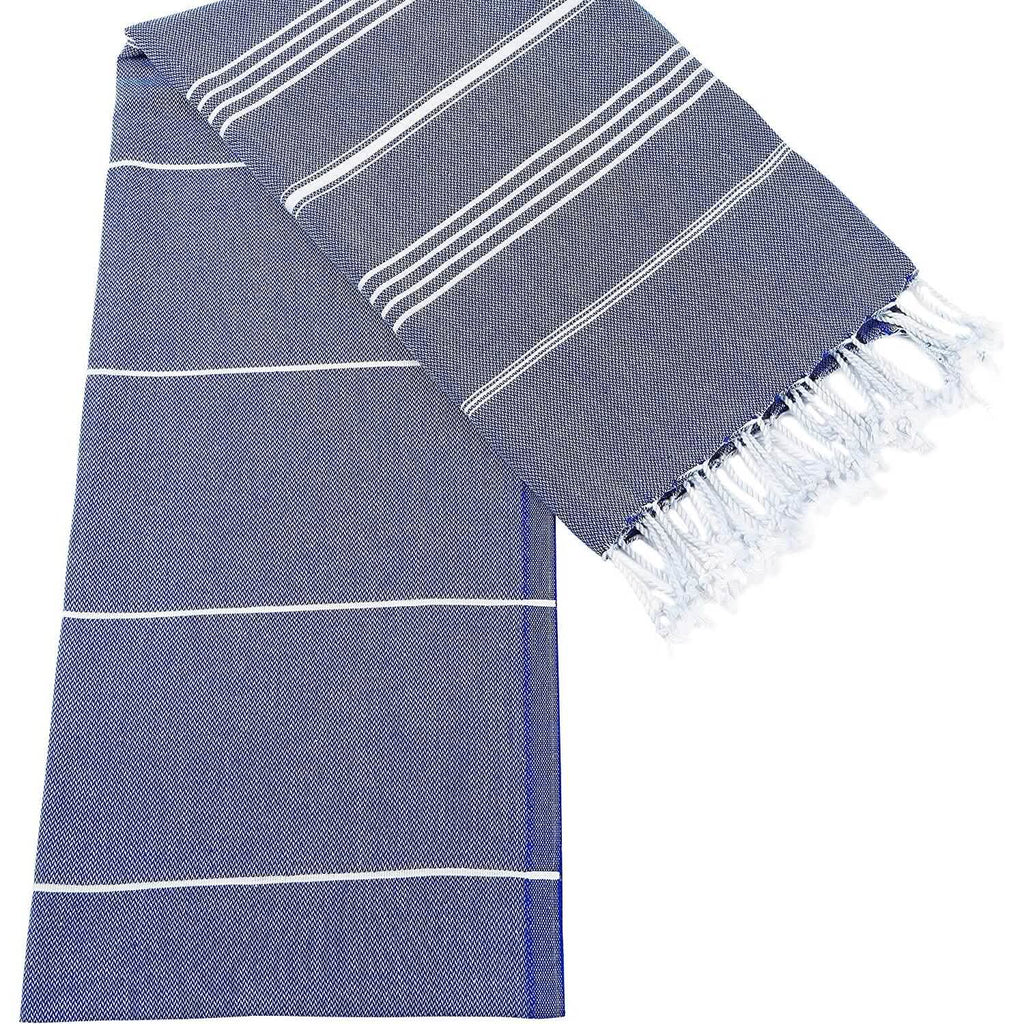 Cacala Pure Series Serviette de bain de luxe en peshtemal 100 % coton turc super doux et léger