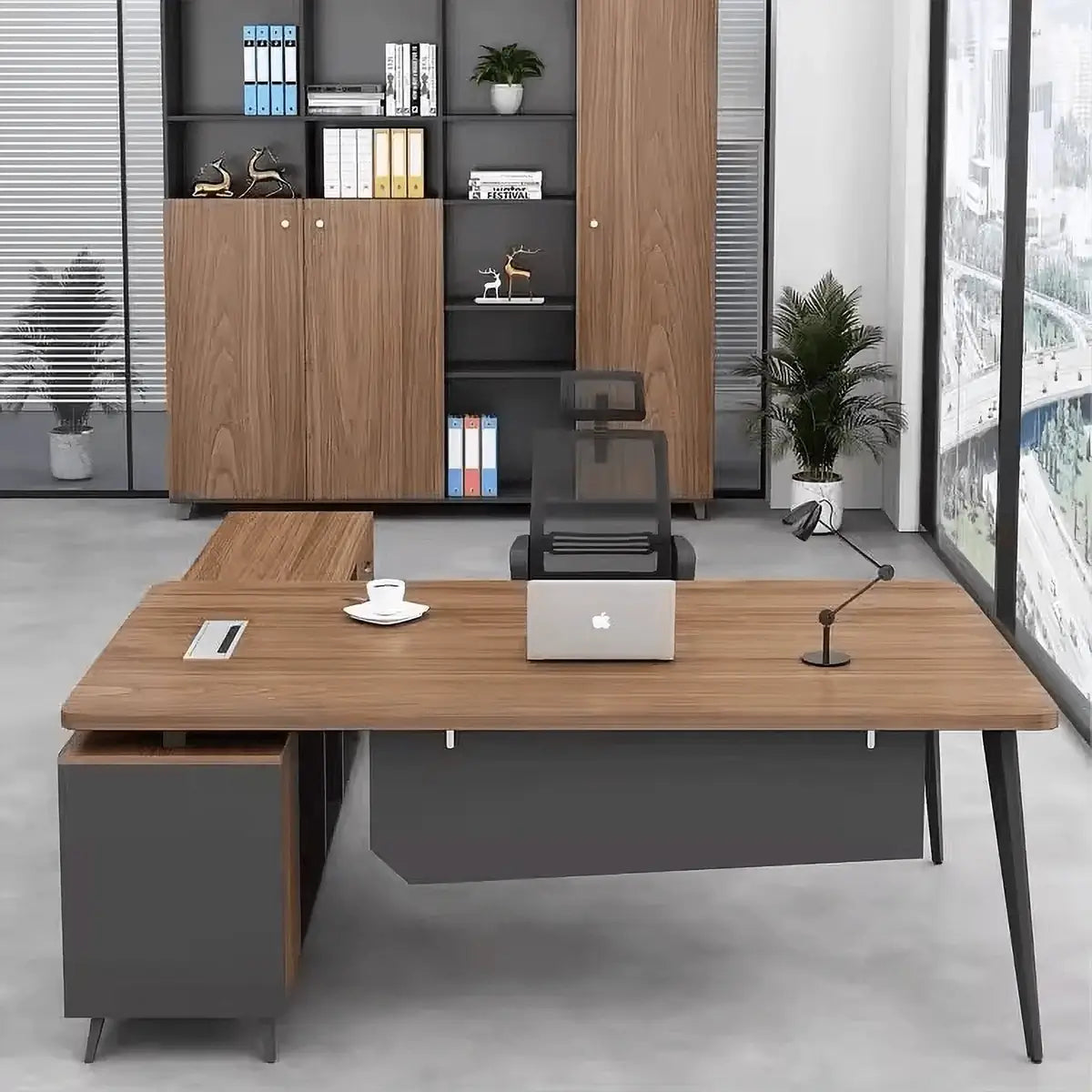 Caelum · Modern L-Shaped Desk